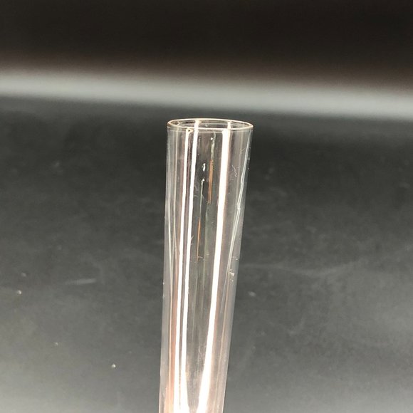 Vtg Kosta Sweden Handblown Controlled Bubble Clear Art Glass Bullicante Bud Vase - Picture 6 of 7